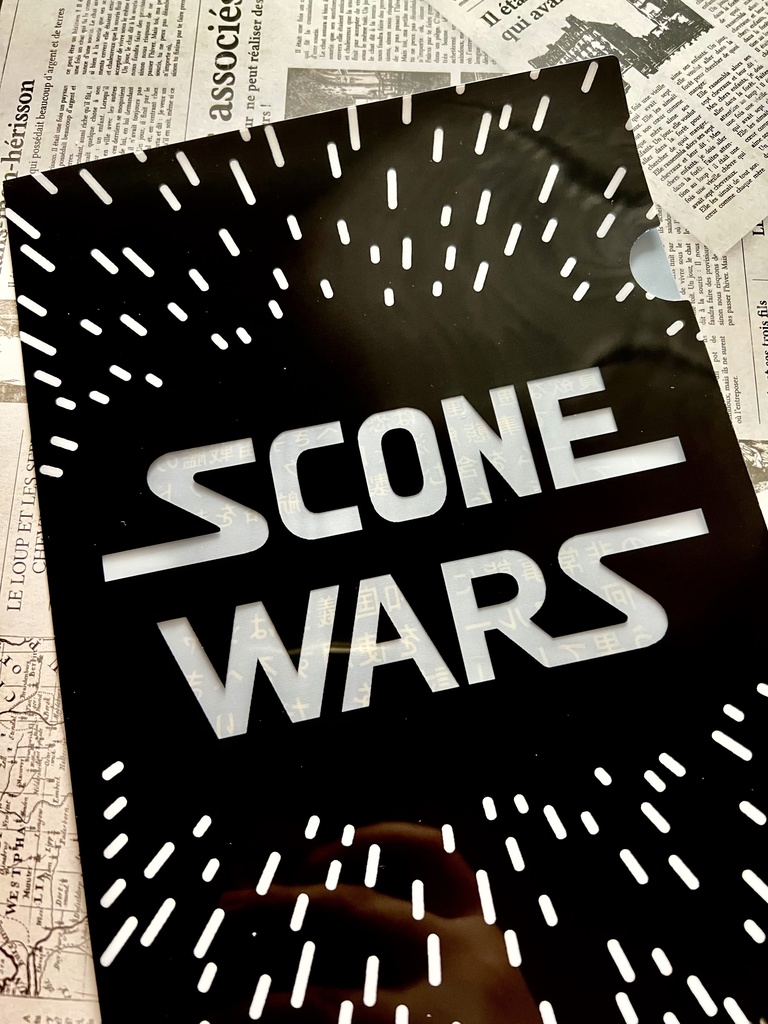 スコーン・ウォーズのクリアファイル