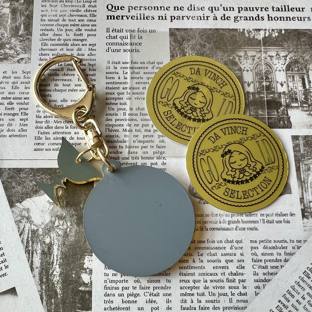 ダヴィンチちゃんのメダル風アクキー