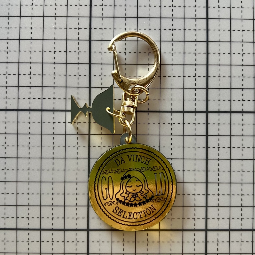 ダヴィンチちゃんのメダル風アクキー