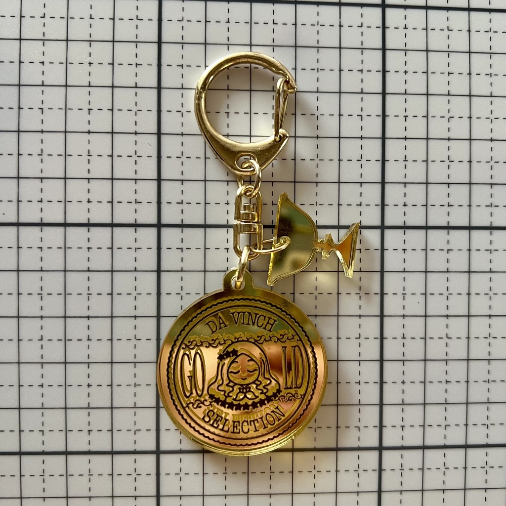 ダヴィンチちゃんのメダル風アクキー