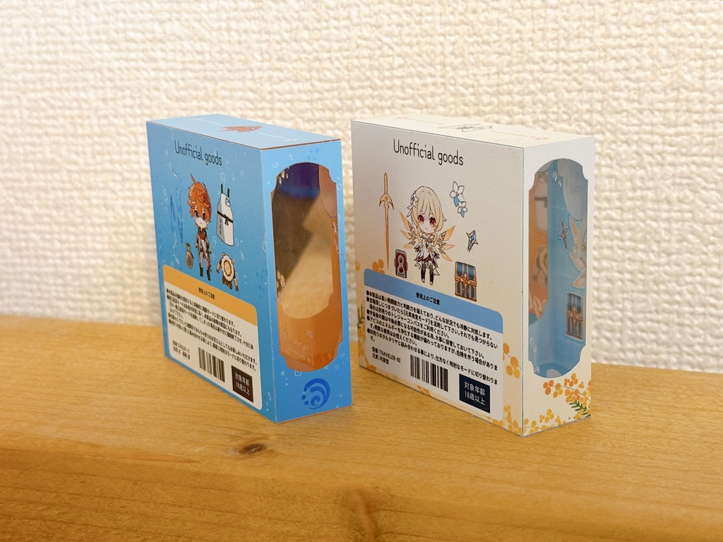 フィギュア箱風アクリルブロック