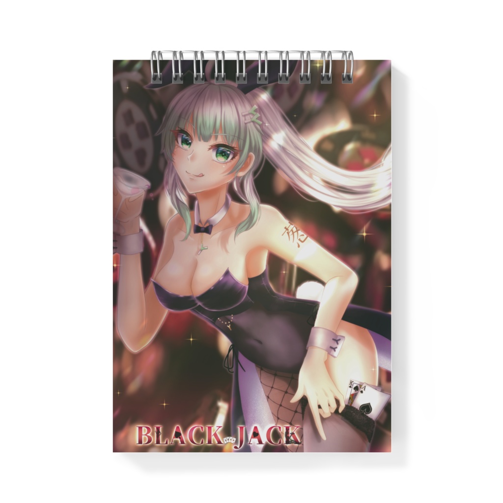 オリジナルメモ帳(A6) ゴシック&BLACK JACKver.