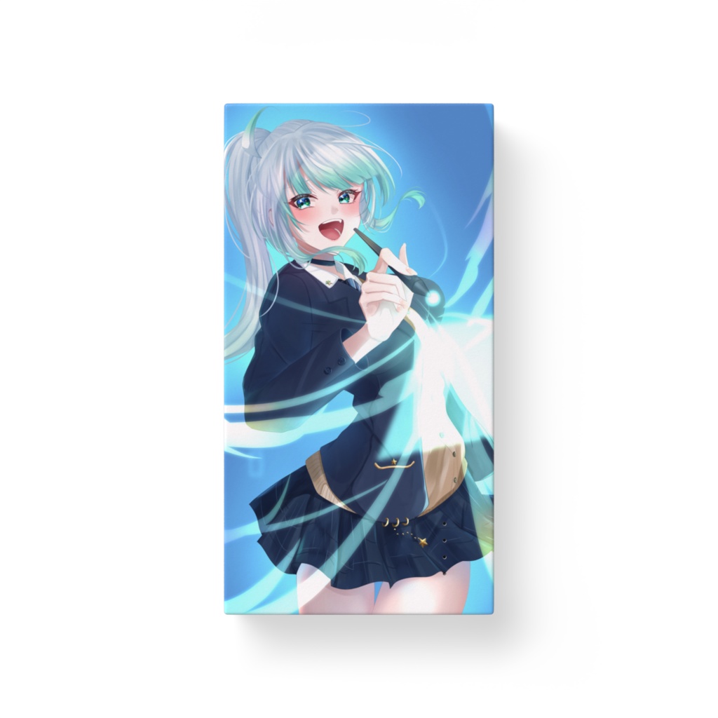 モバイルバッテリー-群青キービジュネギ吉