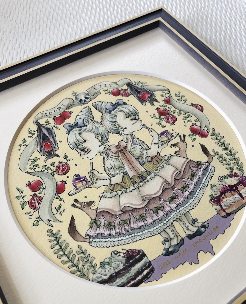 額装原画┊ MOORI&LIIYA′s CAKE