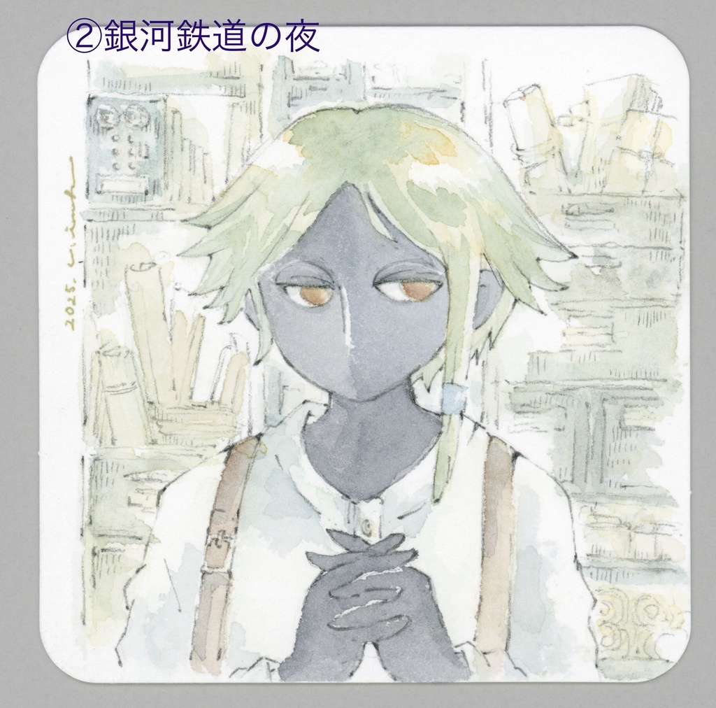 ミニ原画作品┊ てのひらペーパー①~③