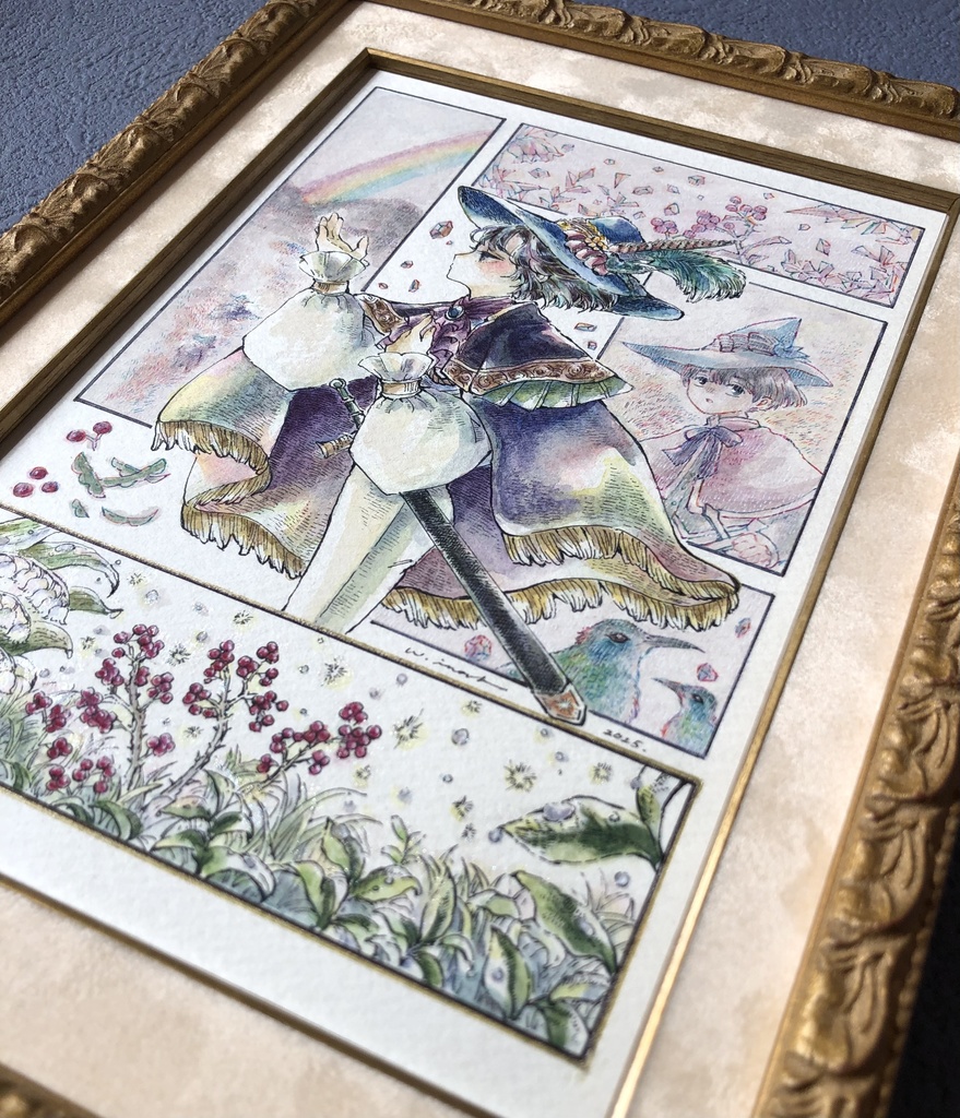 額装原画作品┊ あめつち充(み)てる十力のめぐみ
