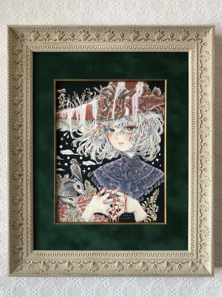 額装原画作品┊ 私の眷属(けんぞく)たちへ