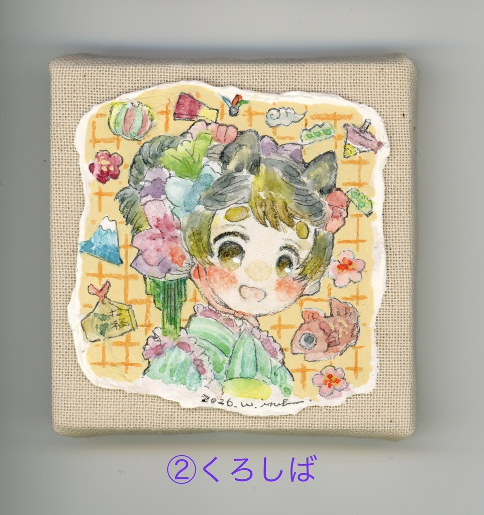 ミニパネル原画①②