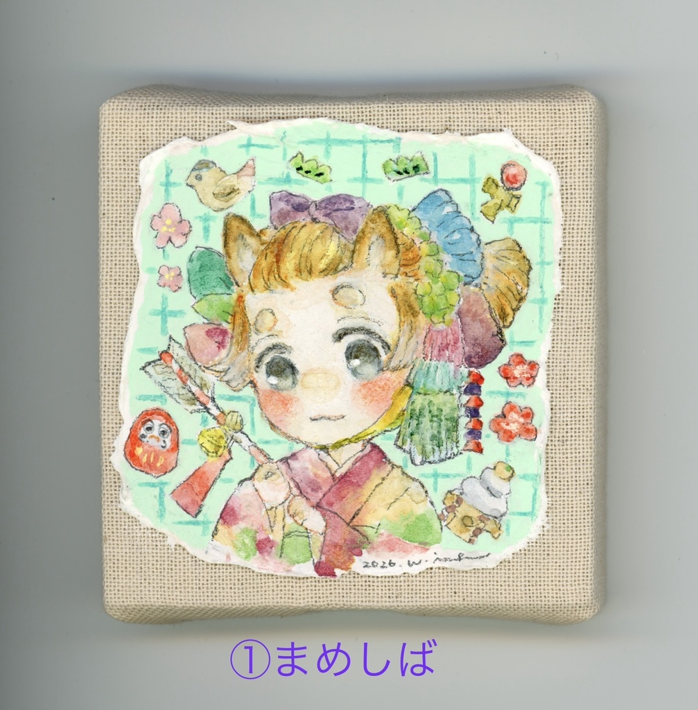 ミニパネル原画①②