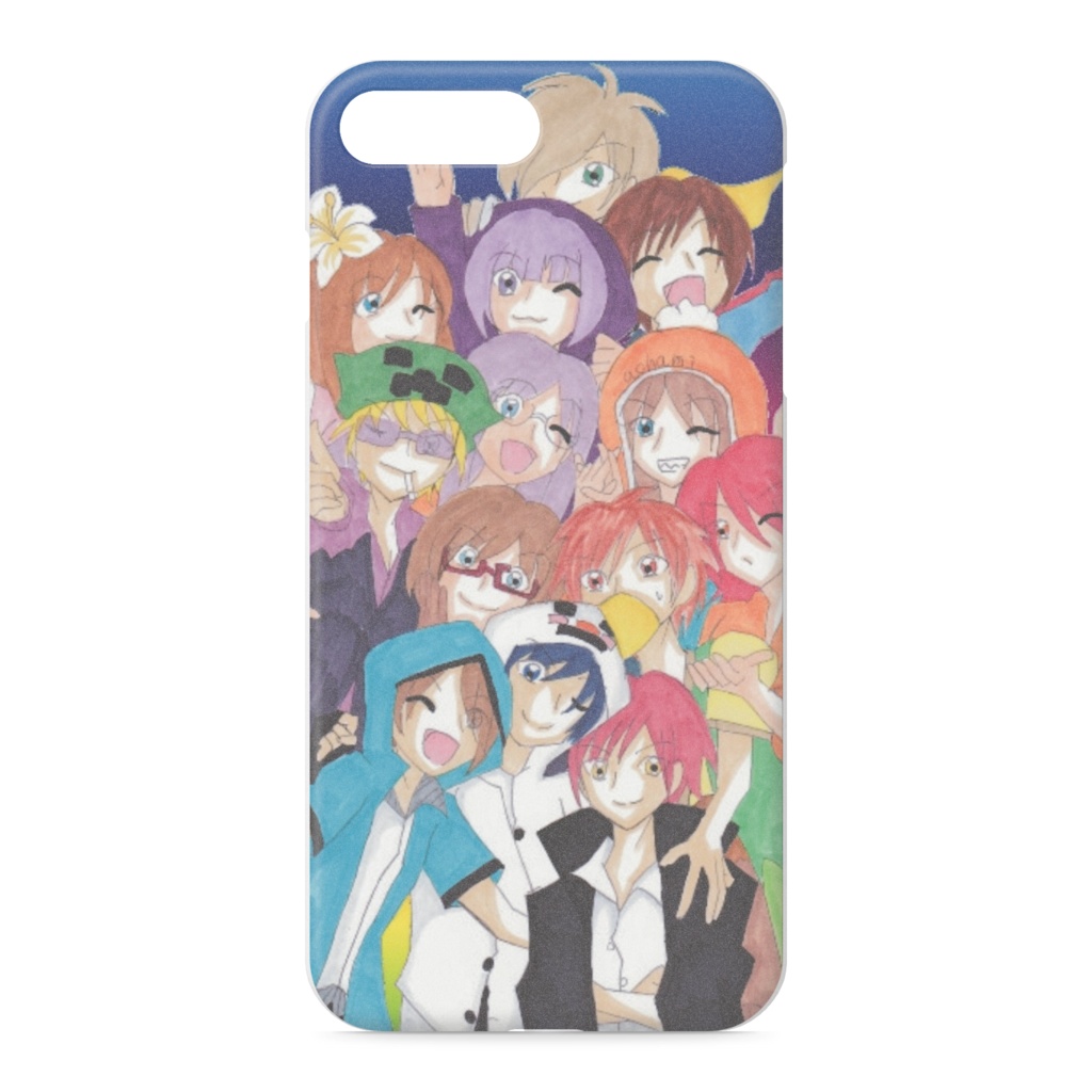 あかがみんメンバー＆ワラクラ＆ハイスクールズ　iPhoneケース - iPhone 8 Plus / 7 Plus対応