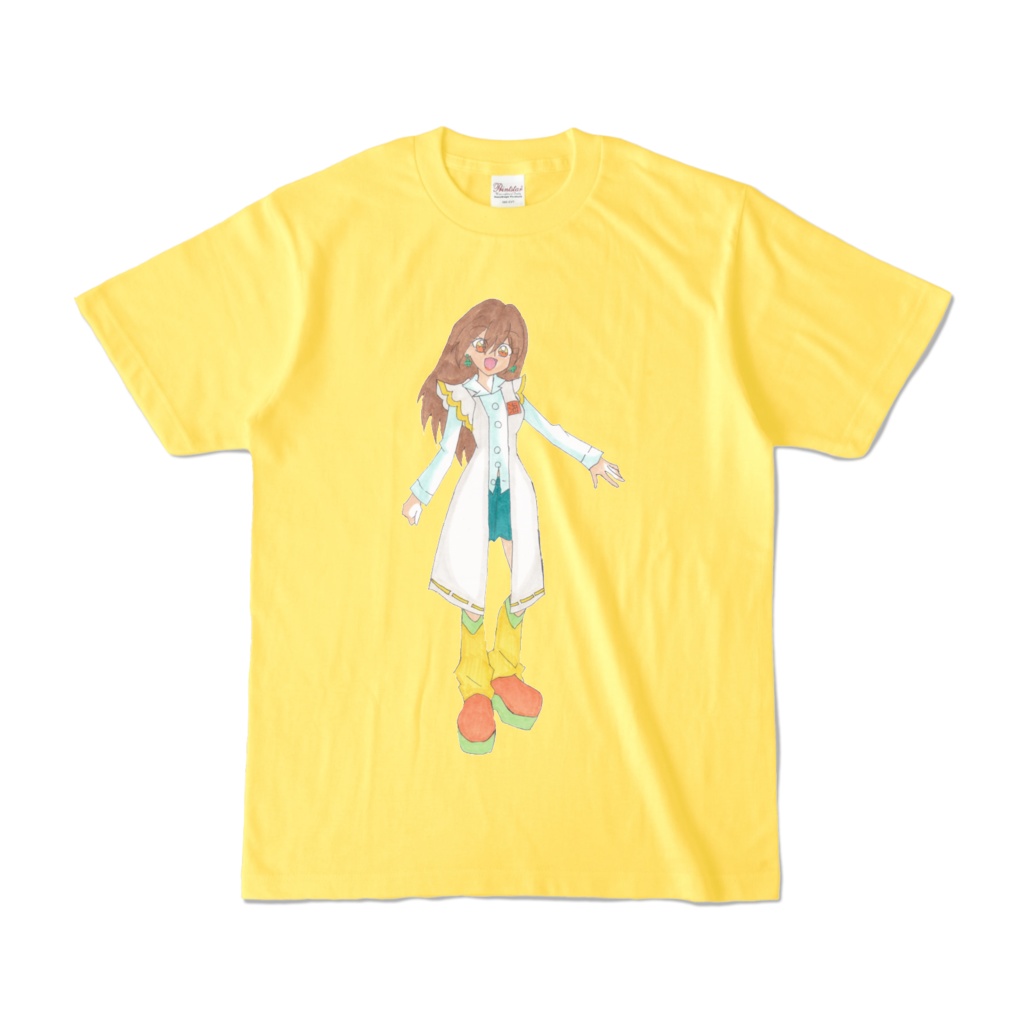 沖田ナワ　カラーTシャツ　黄色