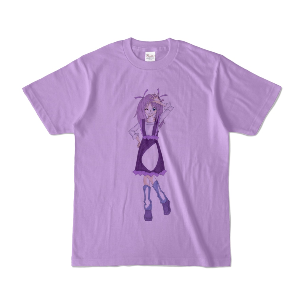 香川香織 カラーTシャツ ライトパープル