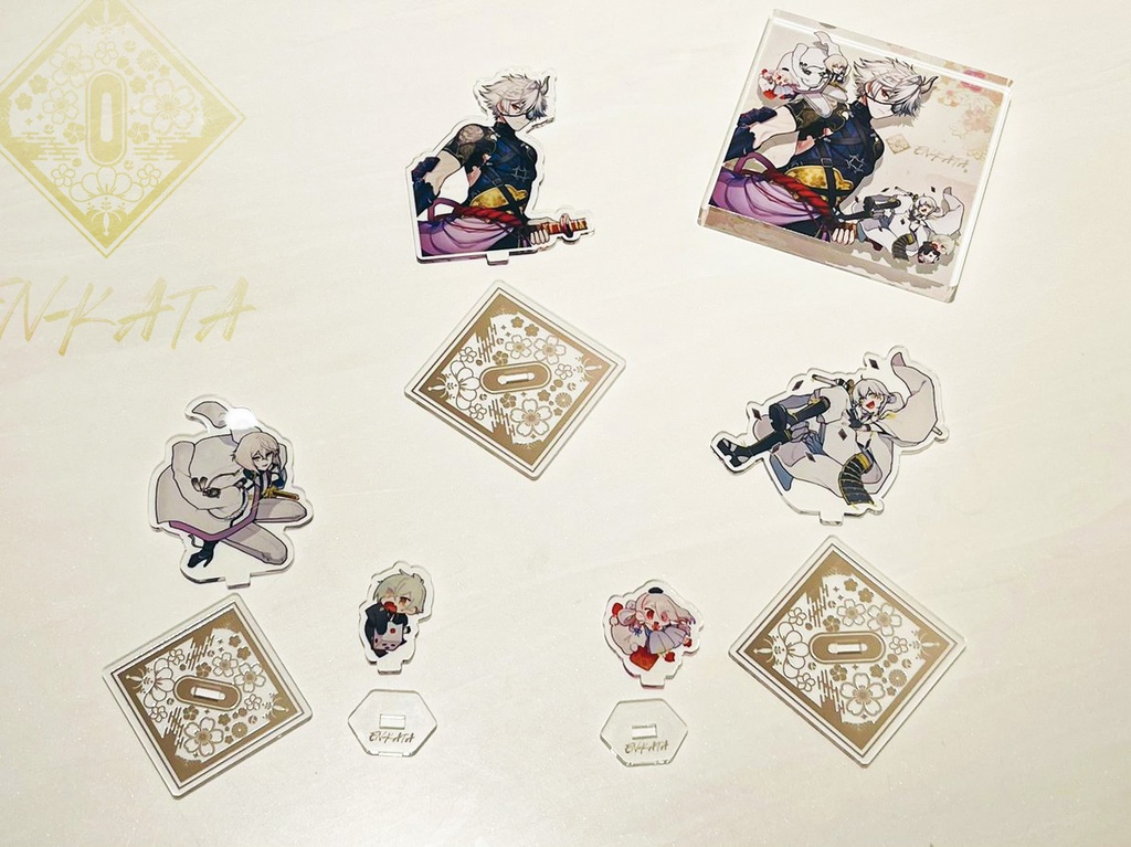 【開催記念グッズ】アクリルスタンド&アクリルミニブロック【演舞繚乱!刀卓-初夏の陣-】
