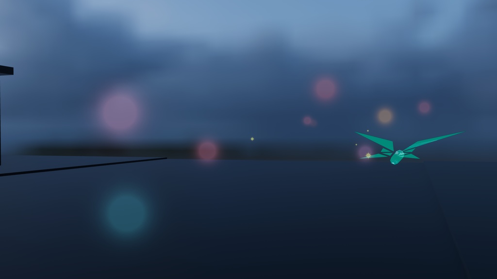 【追従】ちょうちょ【アバターについてくる】