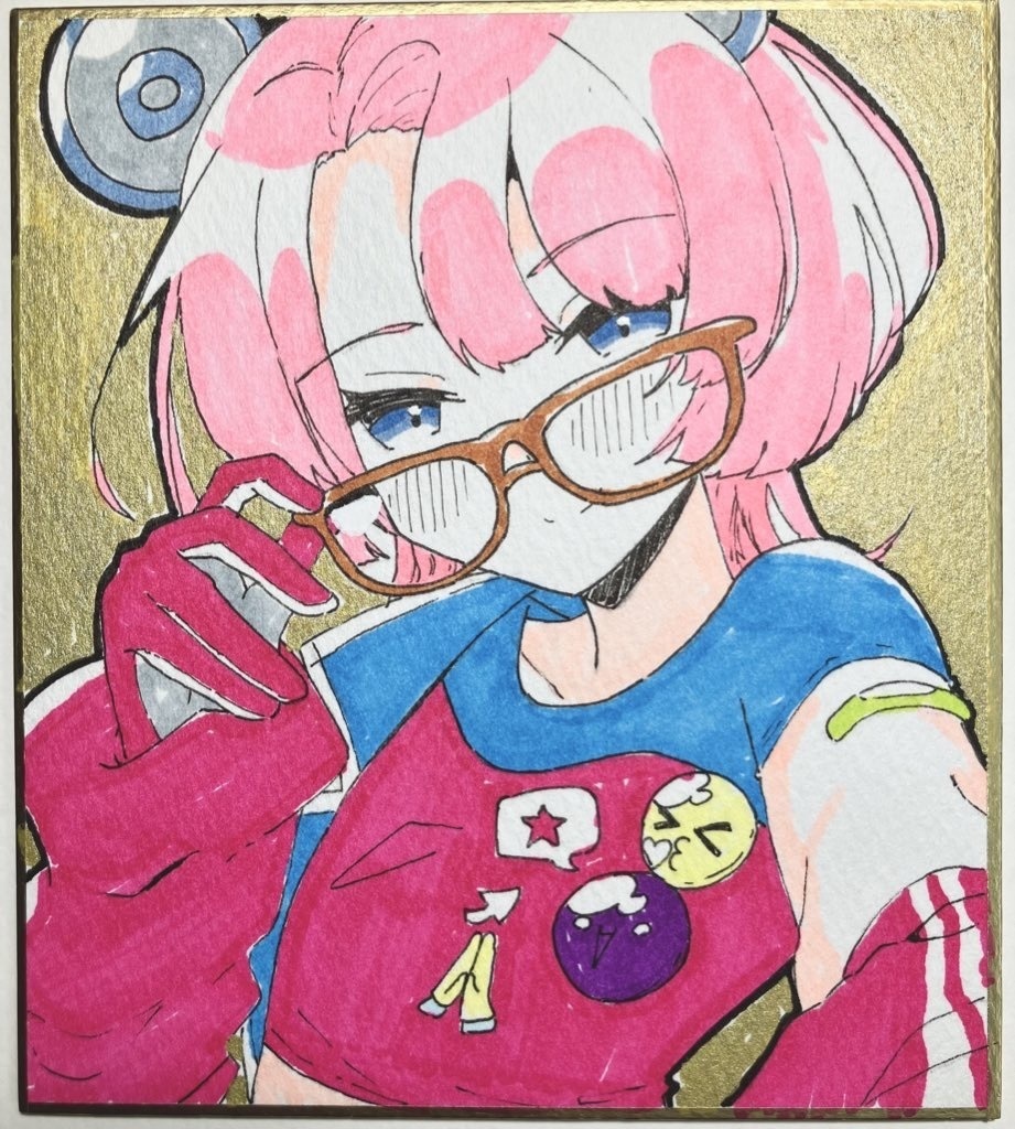 アナログ色紙【ミラクルナナウ(ﾟ∀ﾟ)！】有村麻央