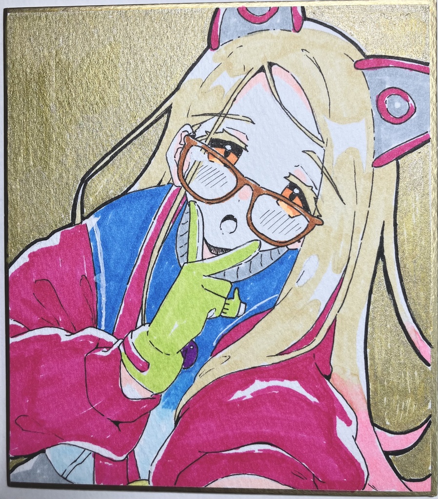 アナログ色紙【ミラクルナナウ(ﾟ∀ﾟ)！】篠澤広