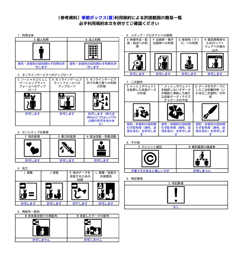 【無料】季節ボックス(夏)