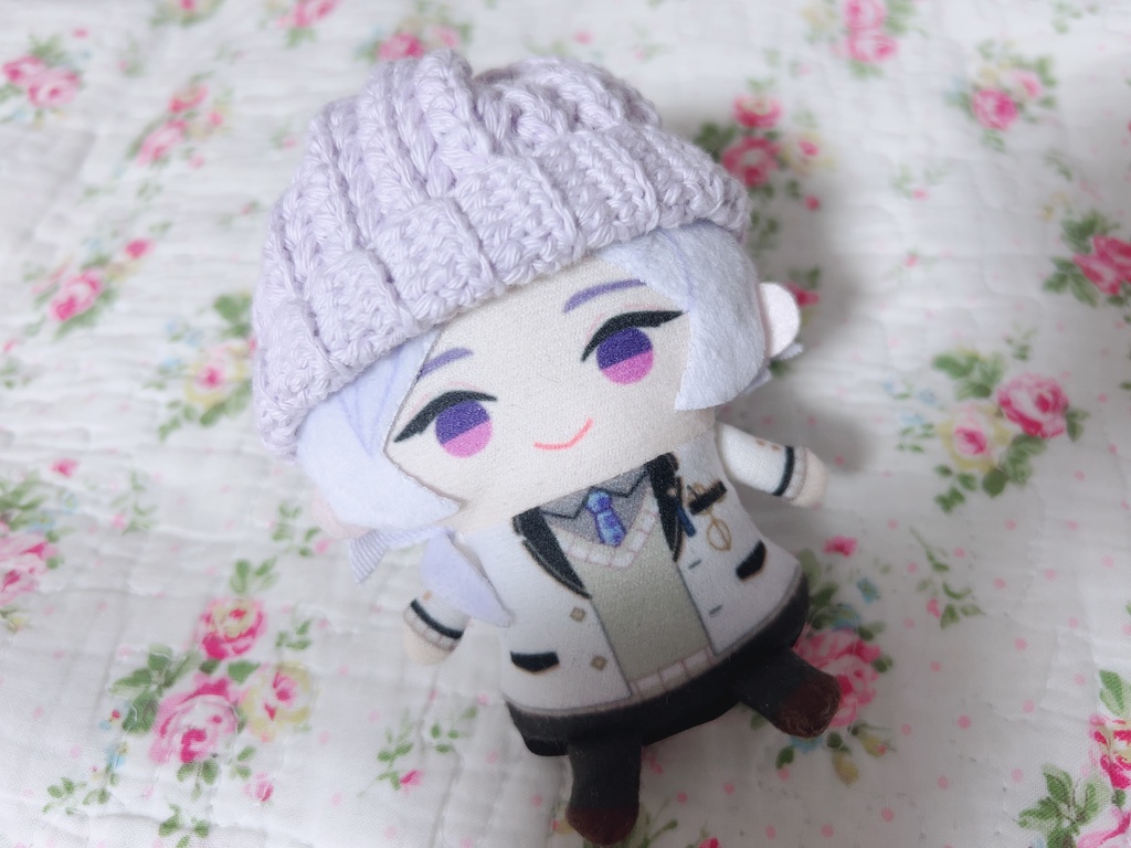 にじぱぺ用 帽子 薄紫