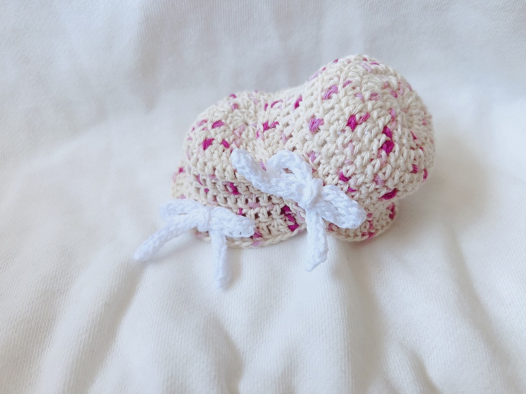 にじぱぺ向け 帽子 ハット 白リボン