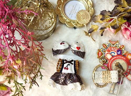 【ぷにみお用】チェリーチョコレートおべべ🍒🍫