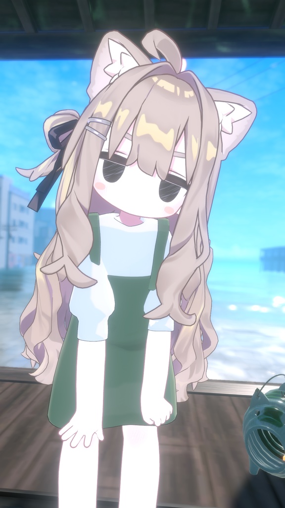 【イサナイ対応】夏色サロペットスカート【まめふれんず対応】