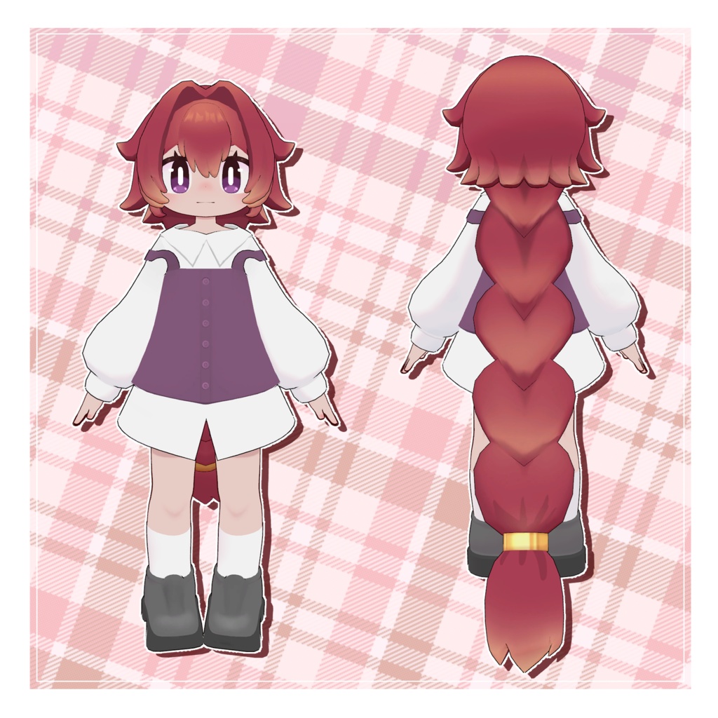 【まめふれんず対応】はねっけみつあみ【MA対応】