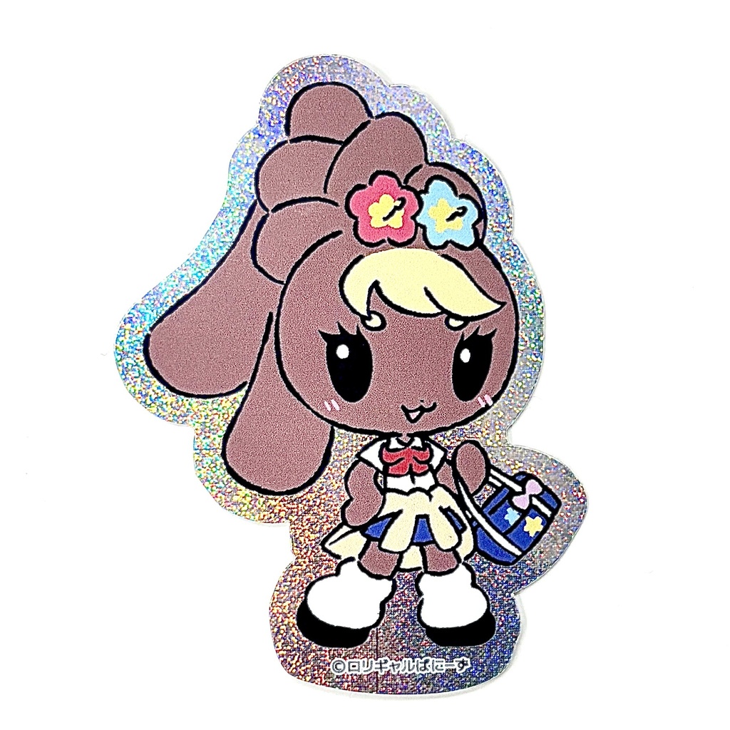 ラメラメ！ダイカットステッカー　ギャルちゃんVer.