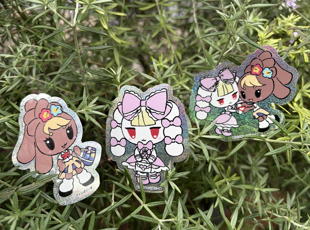 ラメラメ!ダイカットステッカー ギャルちゃんVer.