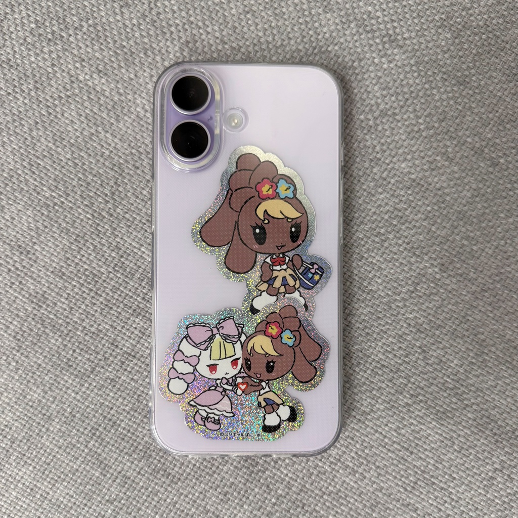 ラメラメ!ダイカットステッカー ウチらのニコイチ2ショVer.