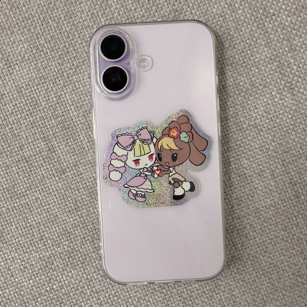 ラメラメ!ダイカットステッカー ウチらのニコイチ2ショVer.