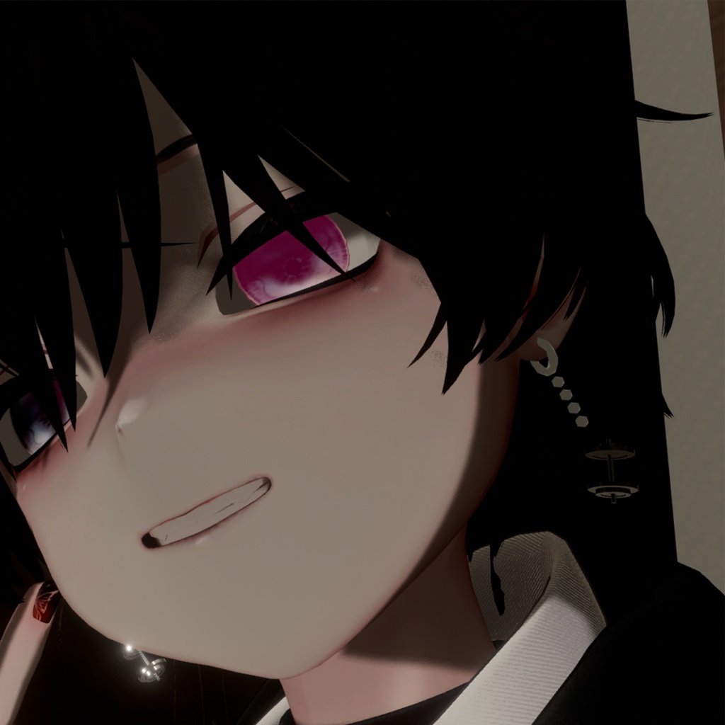 【手に持てる】ダンベルイヤリング Dumbbell Earring【VRChat ・ 全アバター対応】