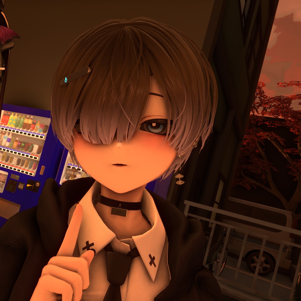 【手に持てる】ダンベルイヤリング Dumbbell Earring【VRChat ・ 全アバター対応】