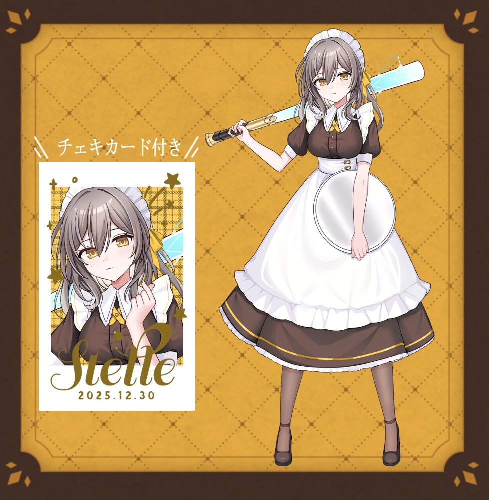 【非公式】メイド星ちゃんアクリルスタンド(単品)【C107】