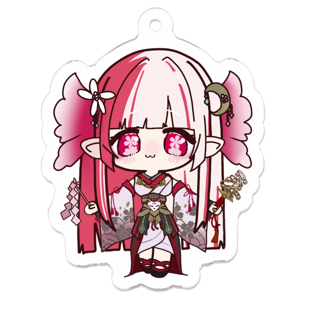 【琵琶 琴葉】アクリルキーホルダー