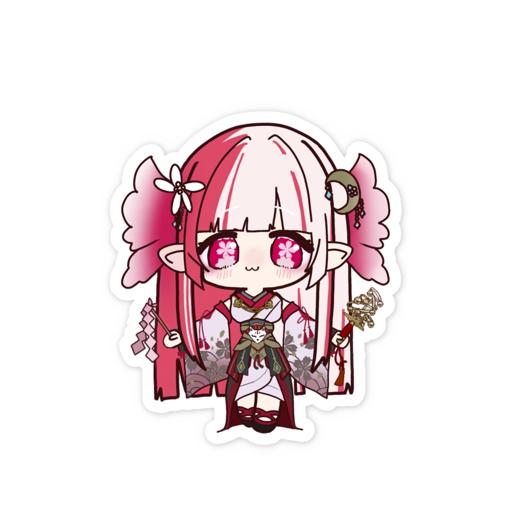 【琵琶 琴葉】スマホステッカー