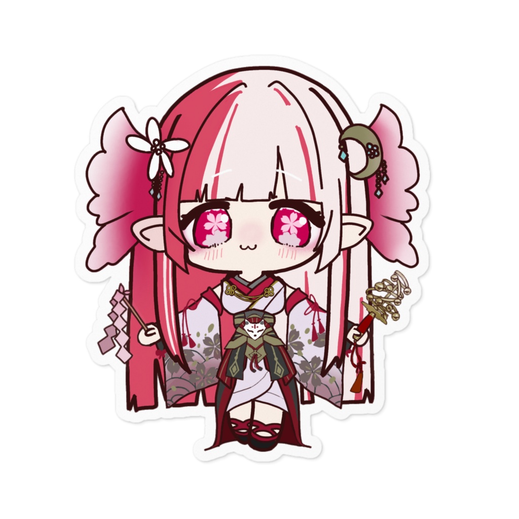 【琵琶 琴葉】シールステッカー