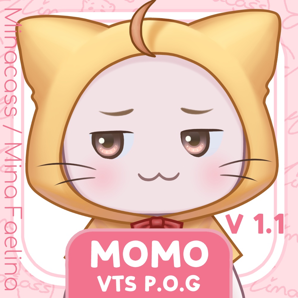 Momo Live2d model🌸TTS Pet [Infinity Nikki✦Vtuber asset] 