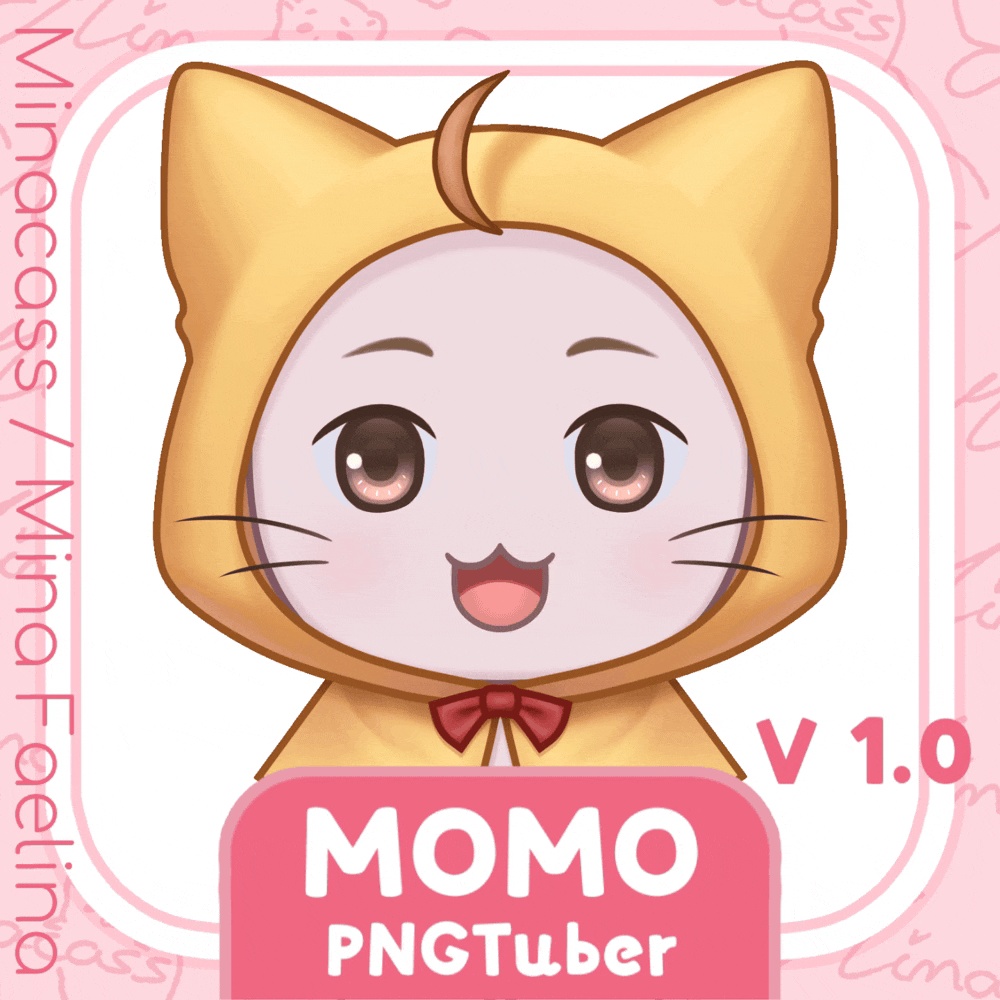 Momo PngTuber🌸TTS Pet [Infinity Nikki✦Vtuber asset] 