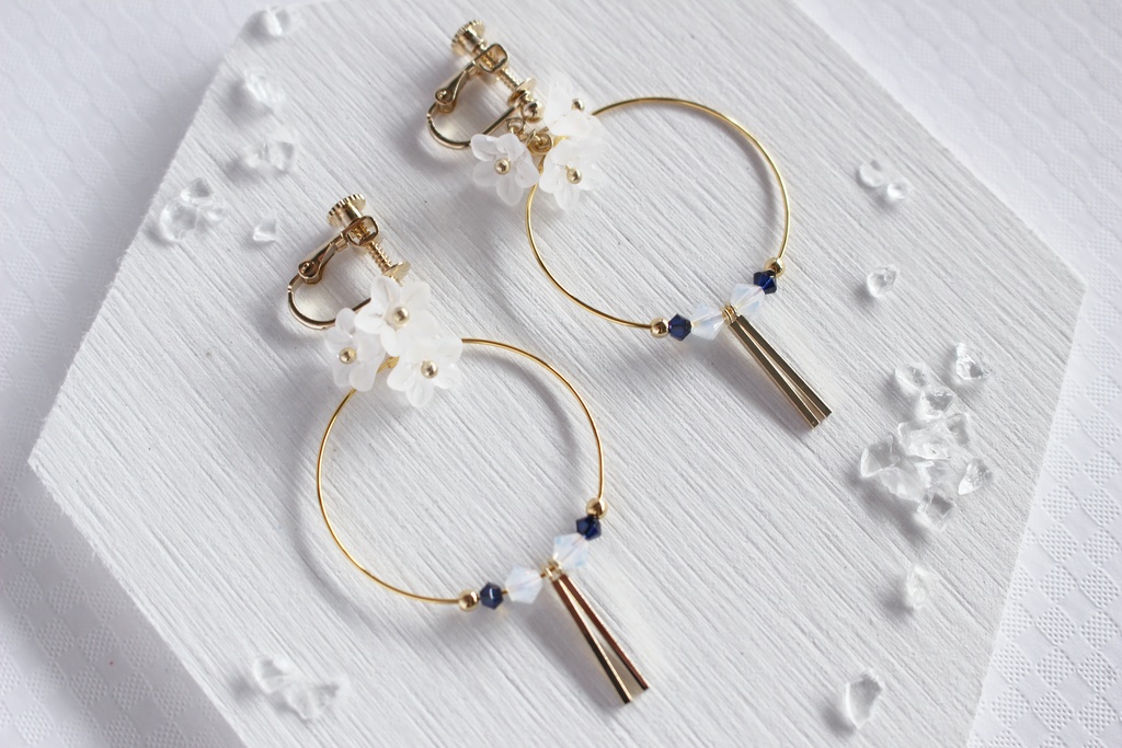 鶴丸国永イメージ✿小さな花のフープ