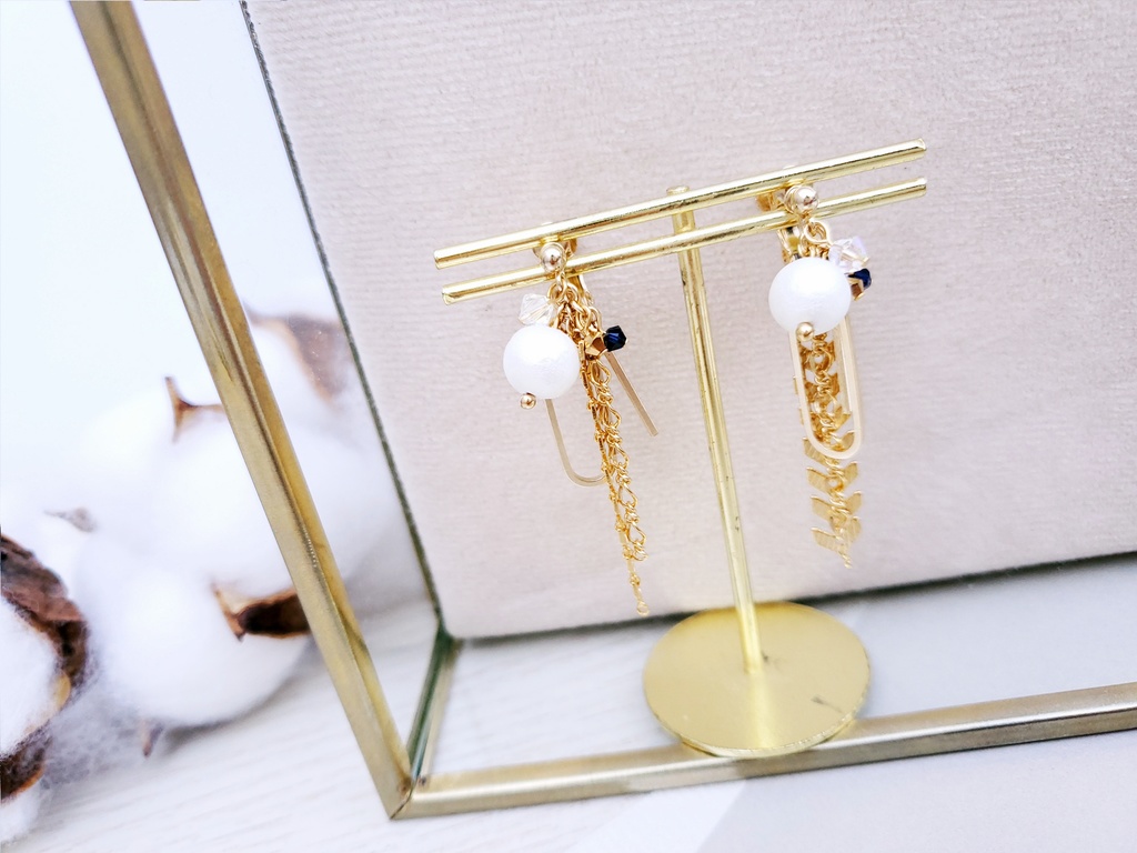 鶴丸イメージ《耳飾り》/No.2103