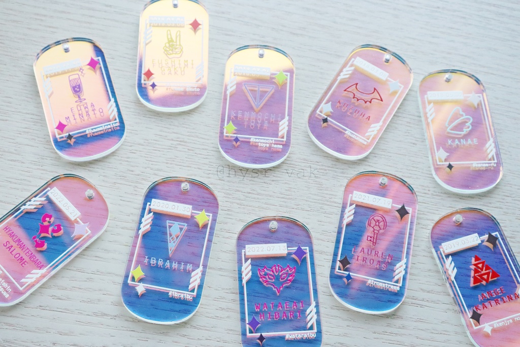 【非公式】ライバータグ《アクリルキーホルダー》