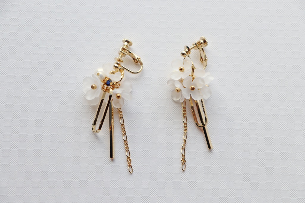 鶴丸イメージ《耳飾り》/No.2501