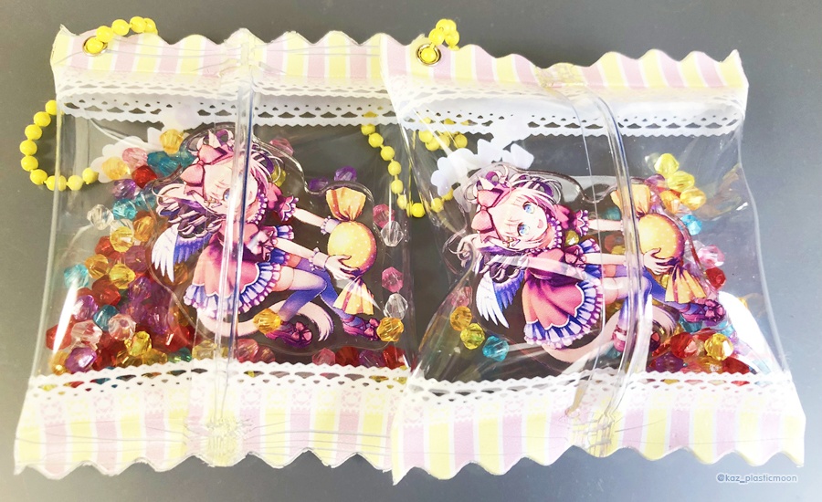 アクリル+PVCキーホルダー