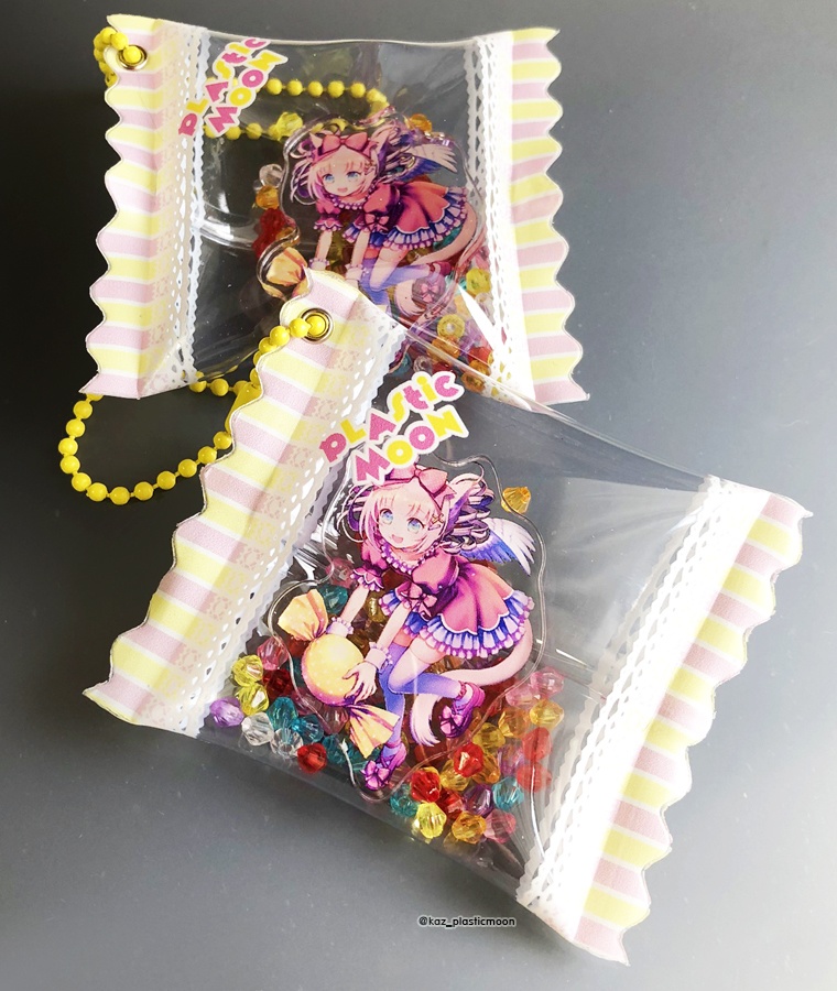 アクリル+PVCキーホルダー