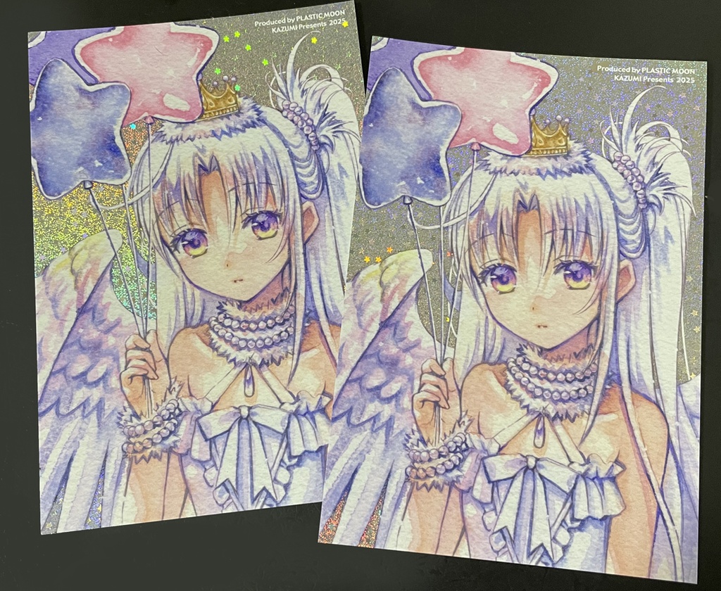 透明水彩画ポストカード