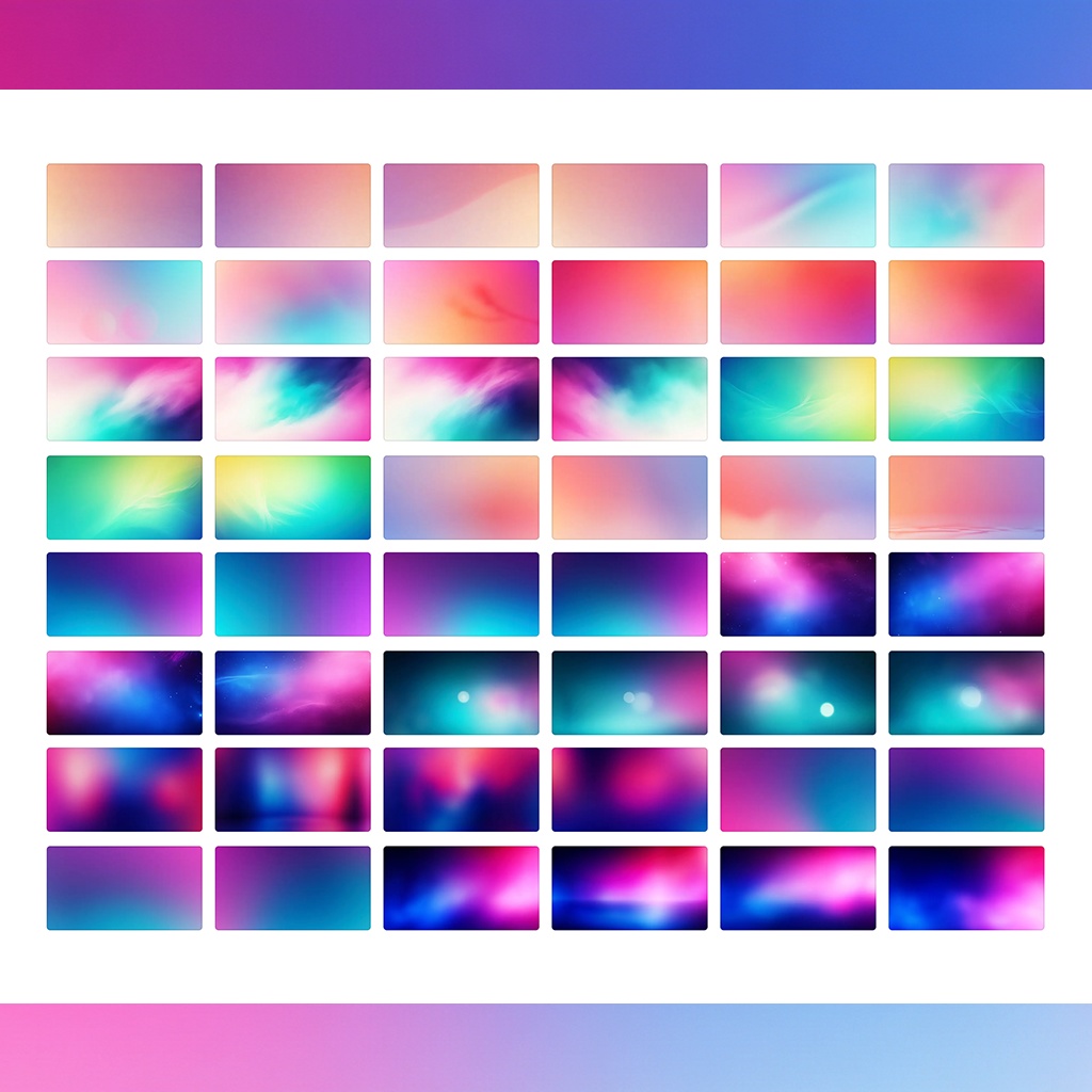 【全200種】感性を彩るグラデーション背景素材集