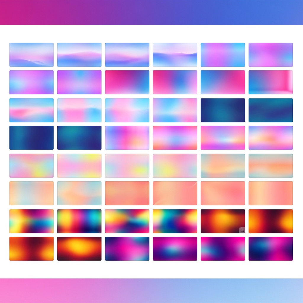 【全200種】感性を彩るグラデーション背景素材集