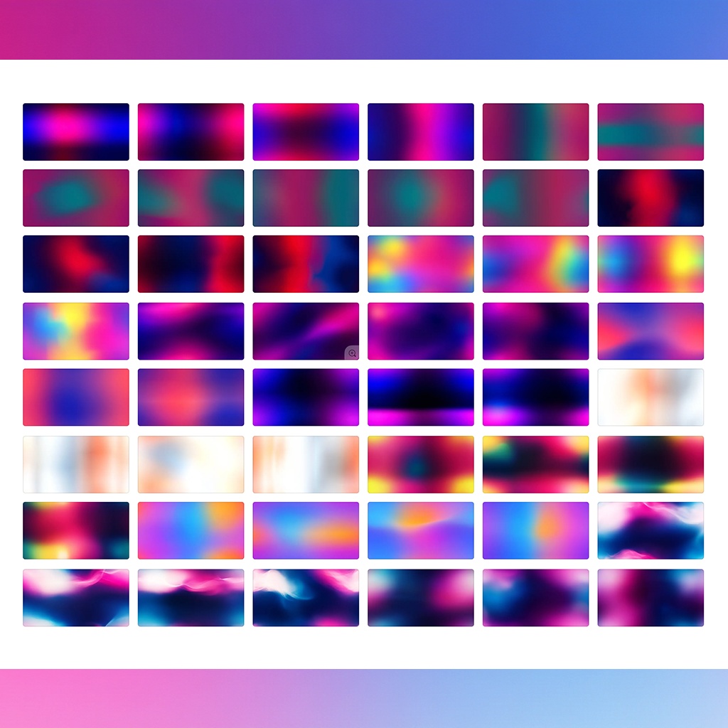 【全200種】感性を彩るグラデーション背景素材集