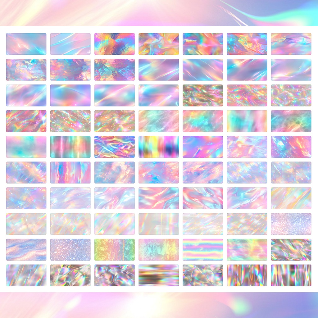 【176種類】魔法のように変幻するホログラム素材集