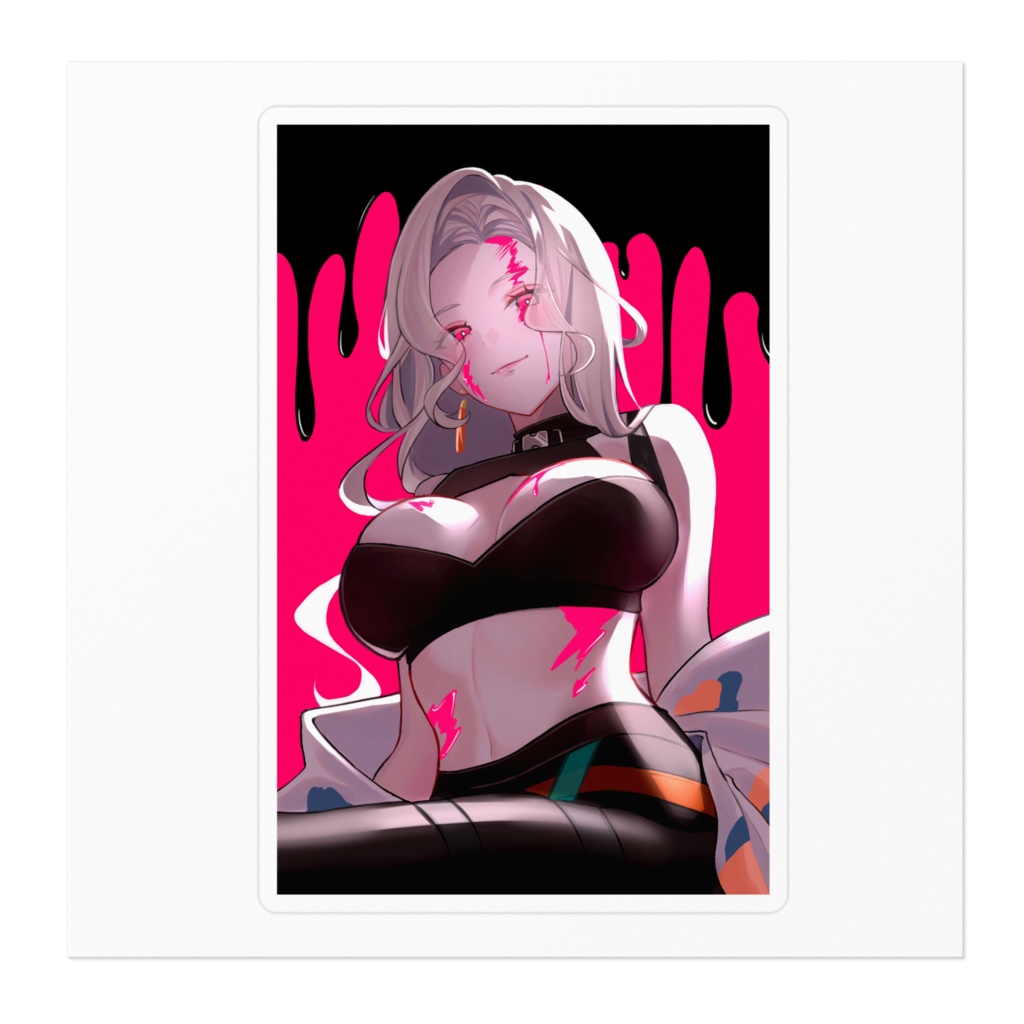 【月城ノエラ】バレンタイングッズ|ステッカー